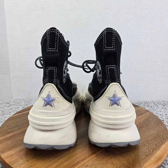 Converse Run Star Legacy CX Hi Black Ultraviolet Casual Y2K Sneaker Womens 6 - Picture 2 of 13